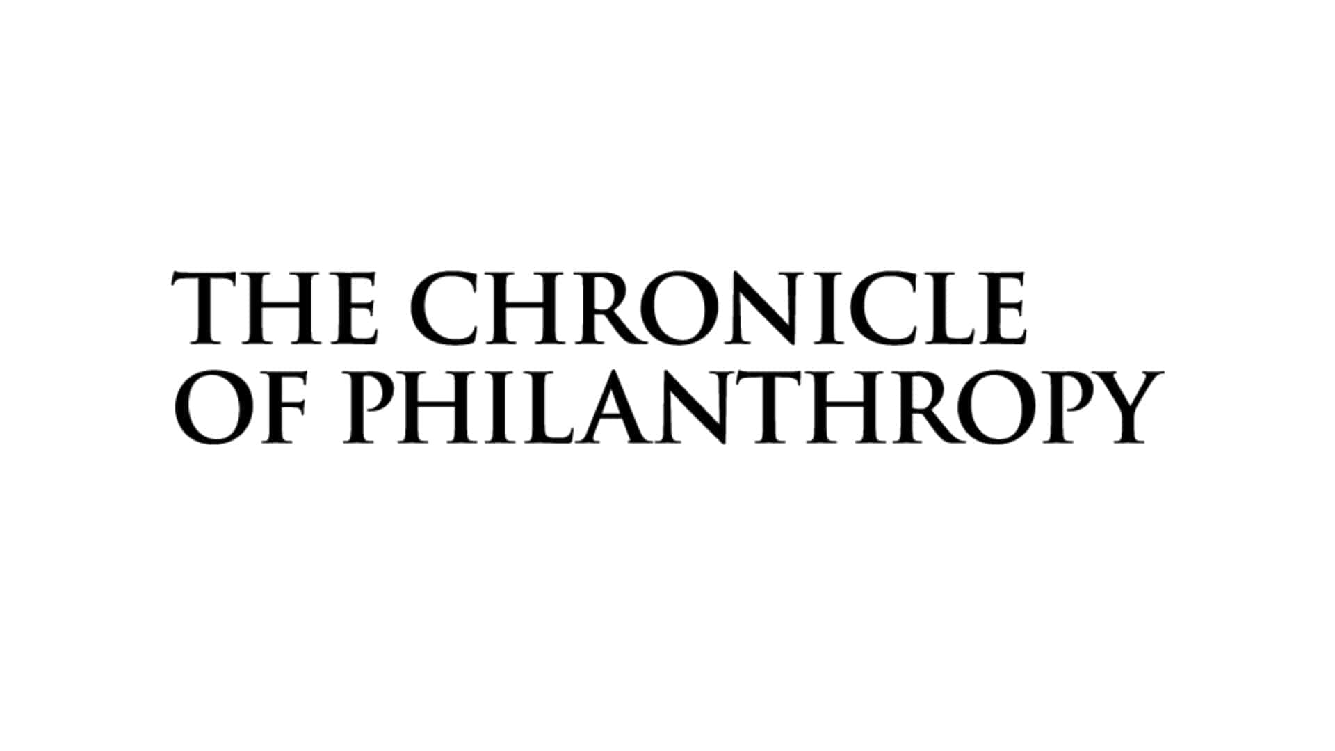 Chronicle of Philanthropy logo