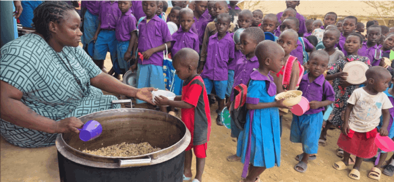 School meals bring children back to the classroom in drought hit Kilifi